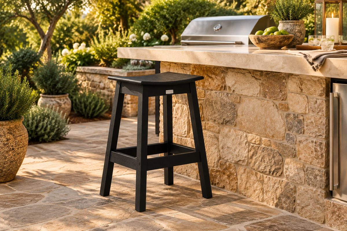 Saddle Counter Stool