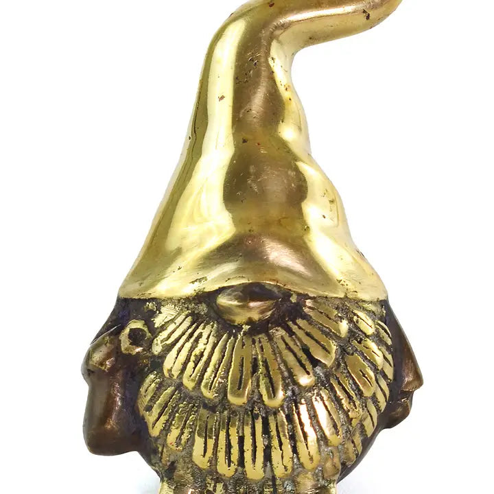 Burkina Bronze Nonsensical Gnome with Polished Hat