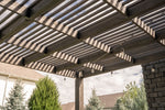 Pérgola de madera de viñedo