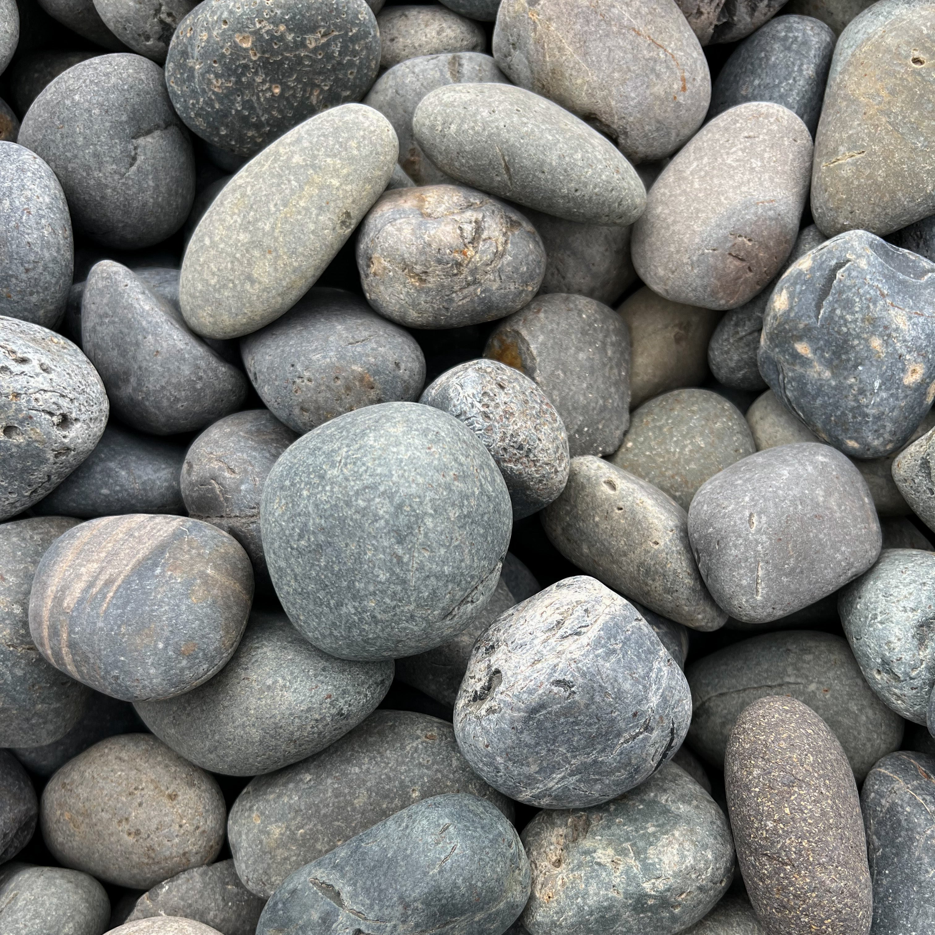 Black Mexican Beach Pebbles