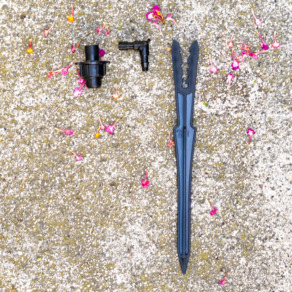 Nebulizador/Aspersor con púa de 1/4" - Con o sin estaca