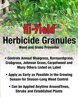 Herbicide Granules Weed & Grass Preventer 3.25lbs