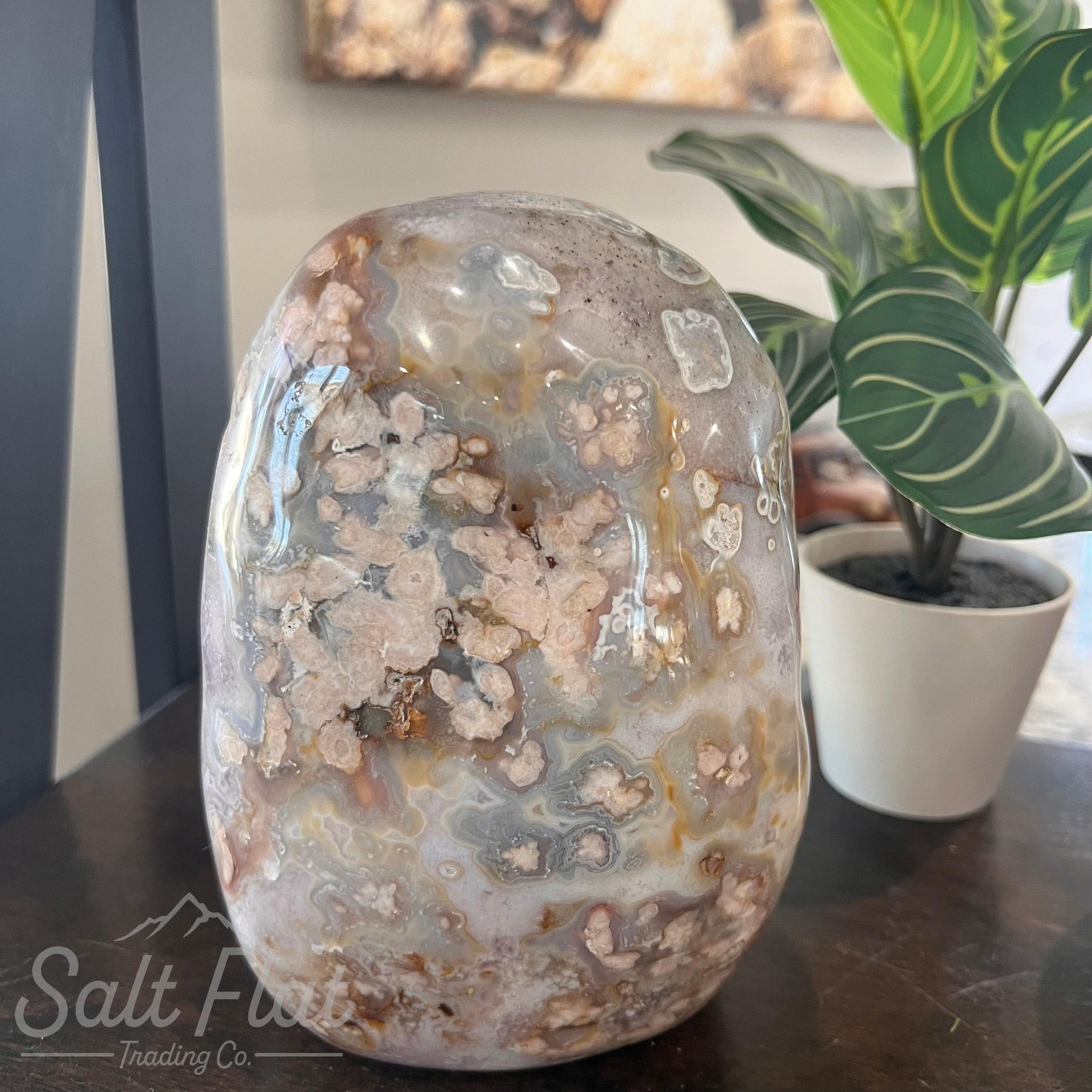 Flower Agate Free Form