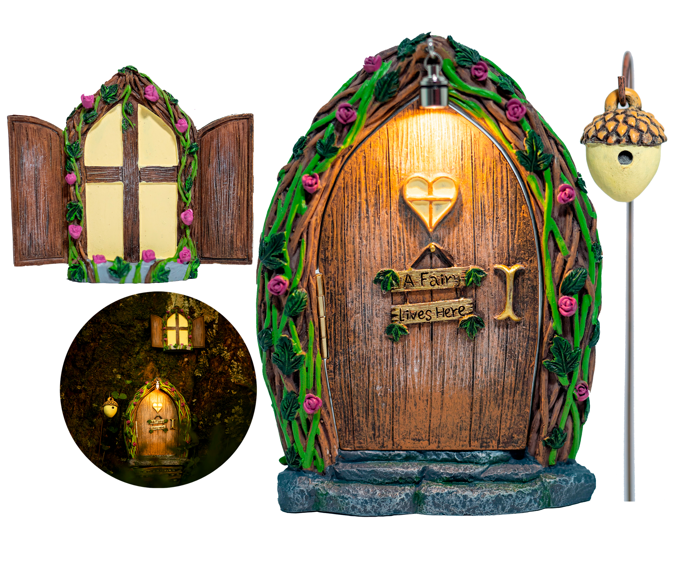 Fairy Door & Windows- Open Door