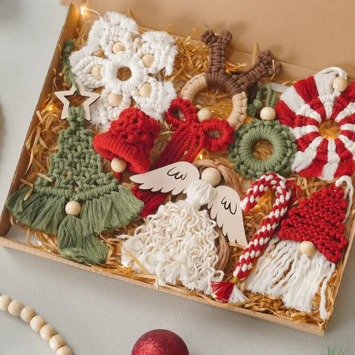 Boho Christmas Ornaments