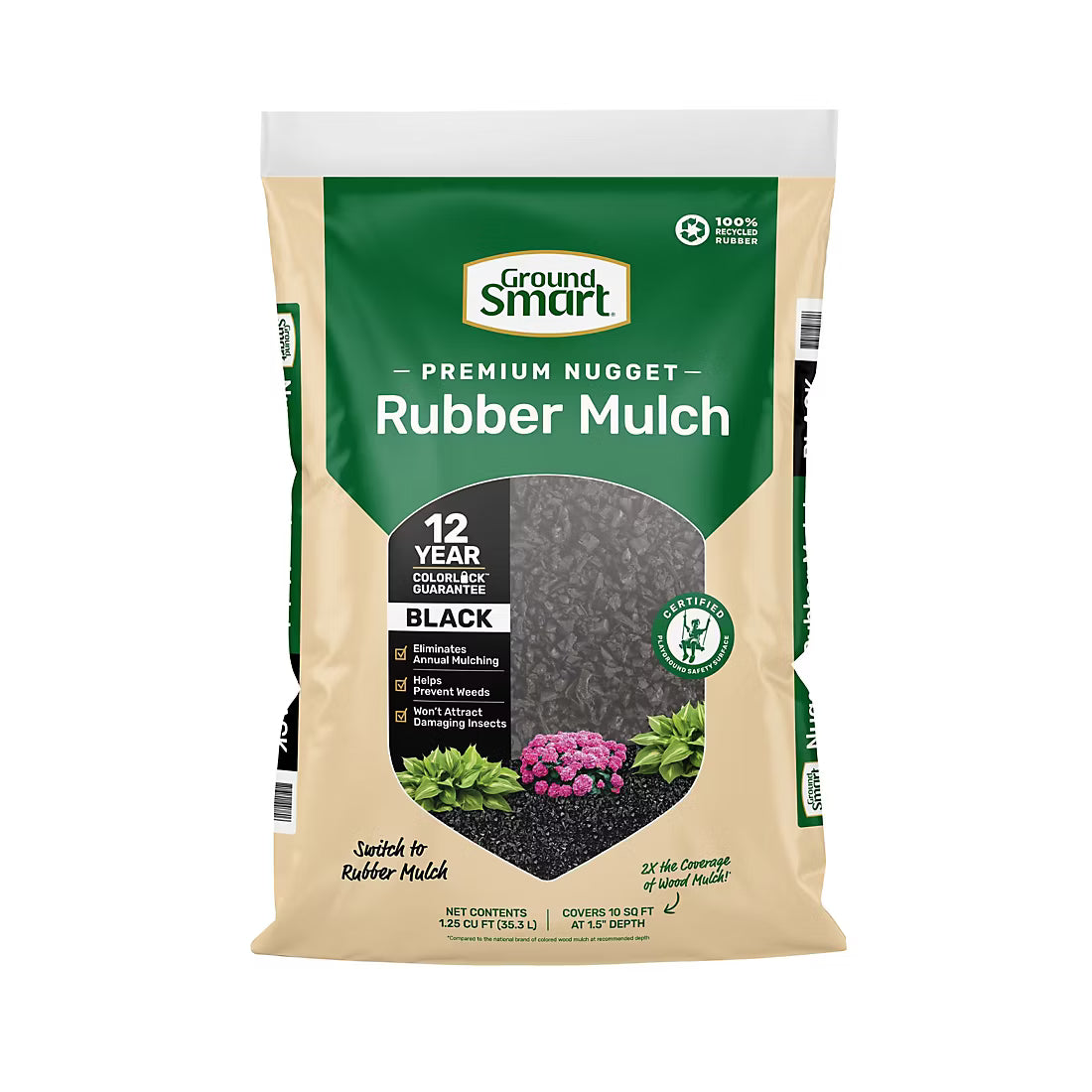 Groundsmart™ Rubber Mulch