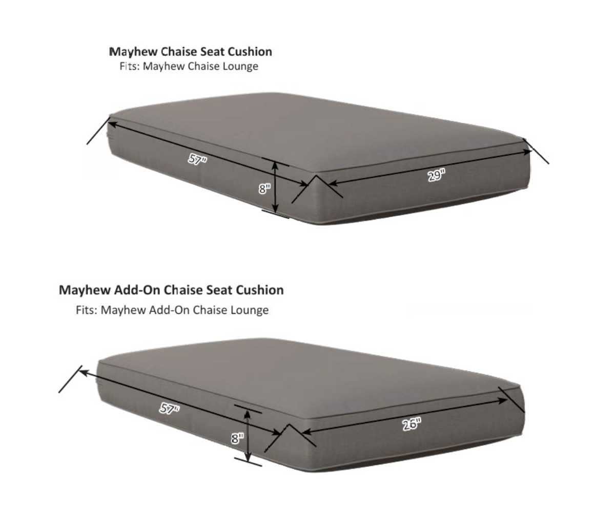 Mayhew Chaise Lounge & Add-on Cushions