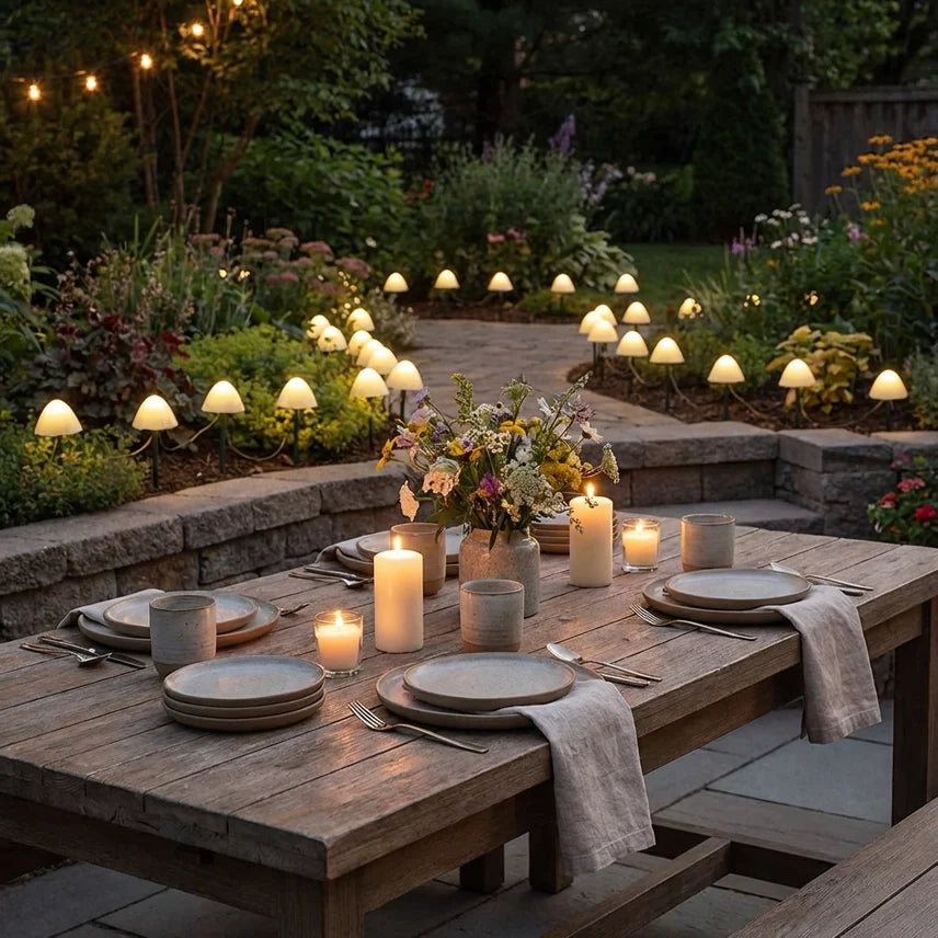 Solar Mushroom Lights | 10 in 1