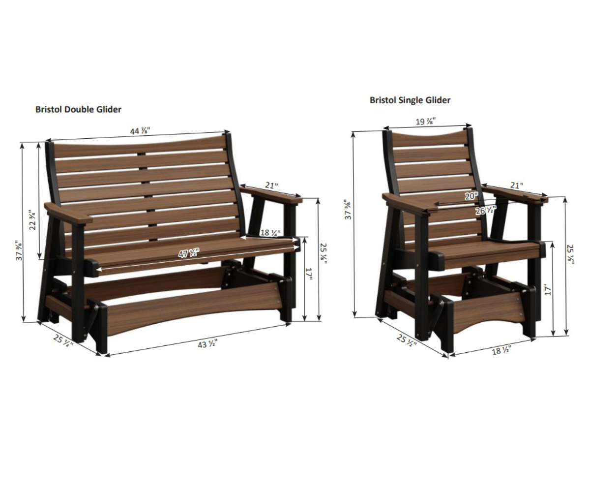 Bristol Single & Double Glider Cushions