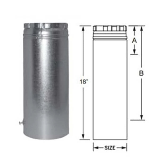 Sistema de ventilación de gas tipo B