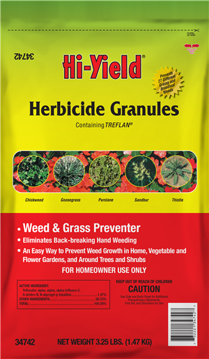 Herbicide Granules Weed & Grass Preventer 3.25lbs