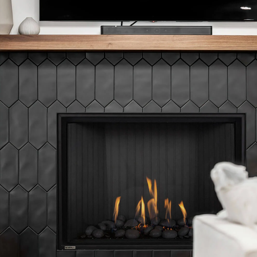 DelRay Square Fireplace | 34" - 46"