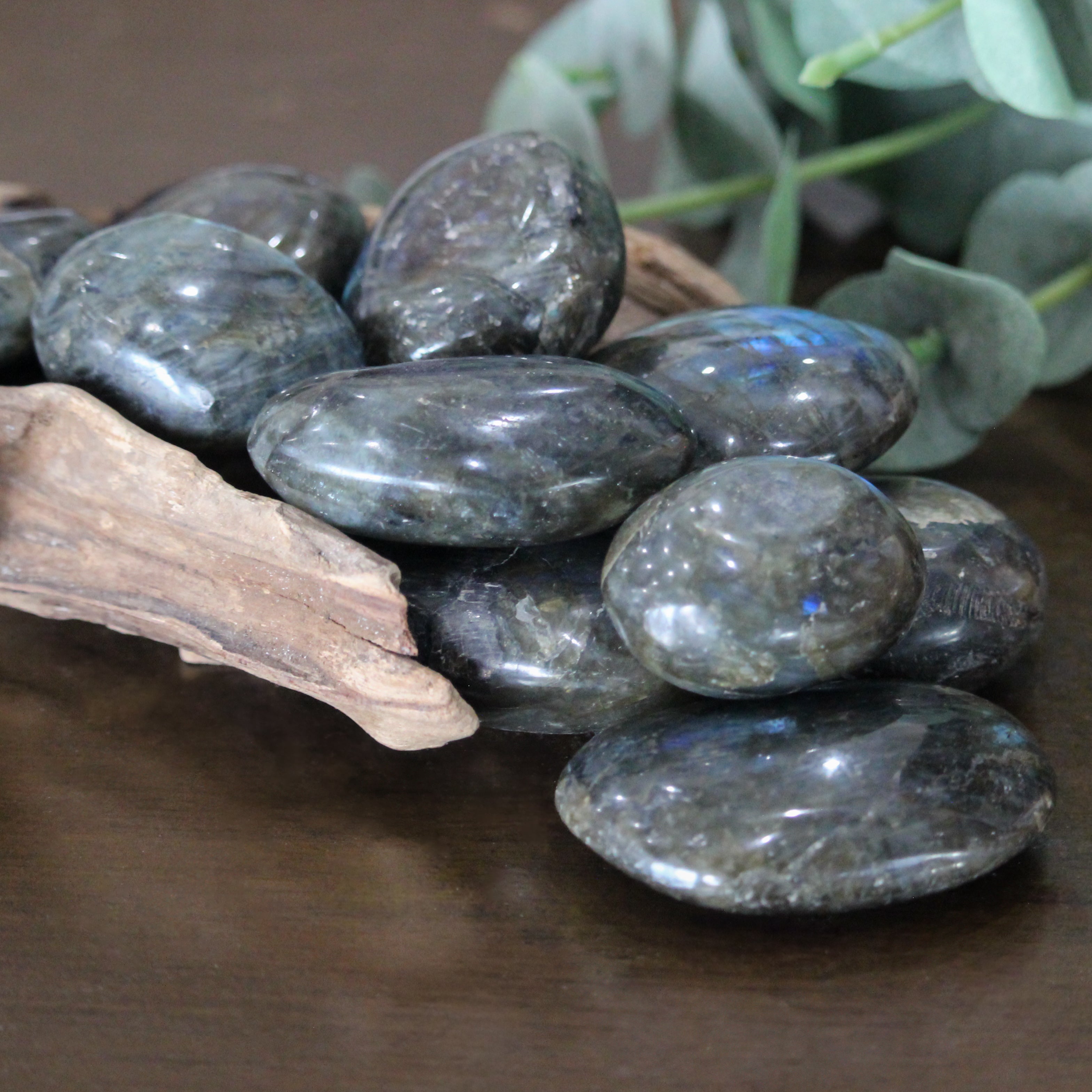 Labradorite Palm Stone