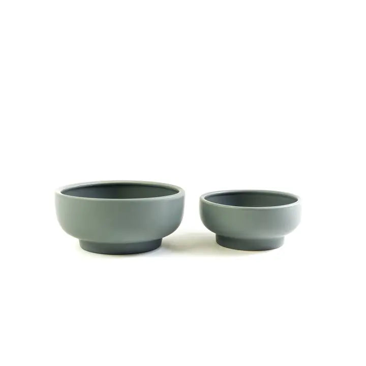 7" Pedestal Home and Garden Bowls