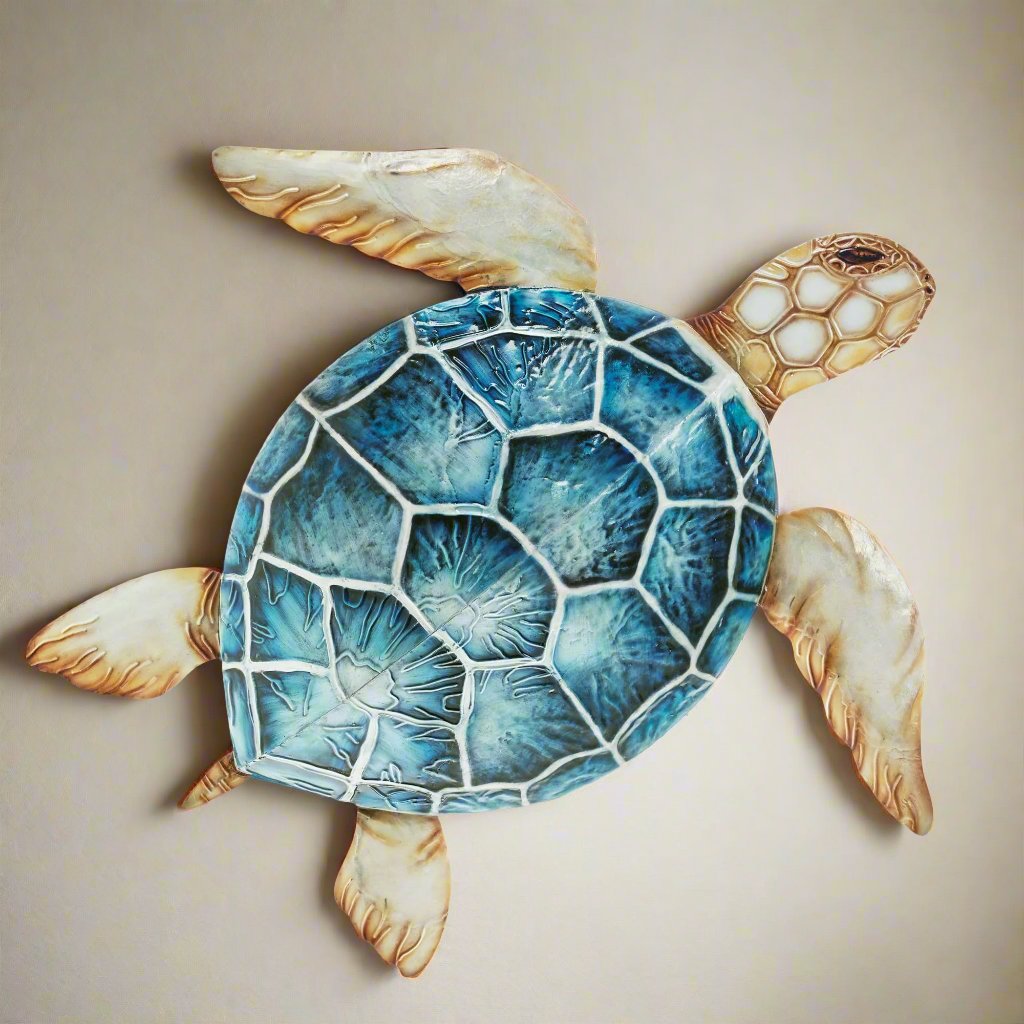 Sea Turtle Wall Decor Blue