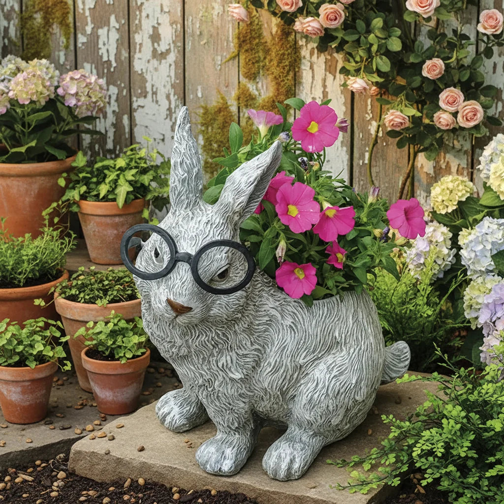 Pudgy Pal Planters with Glasses