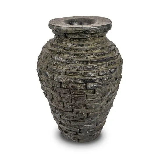 Mini Stacked Slate Urn 13"