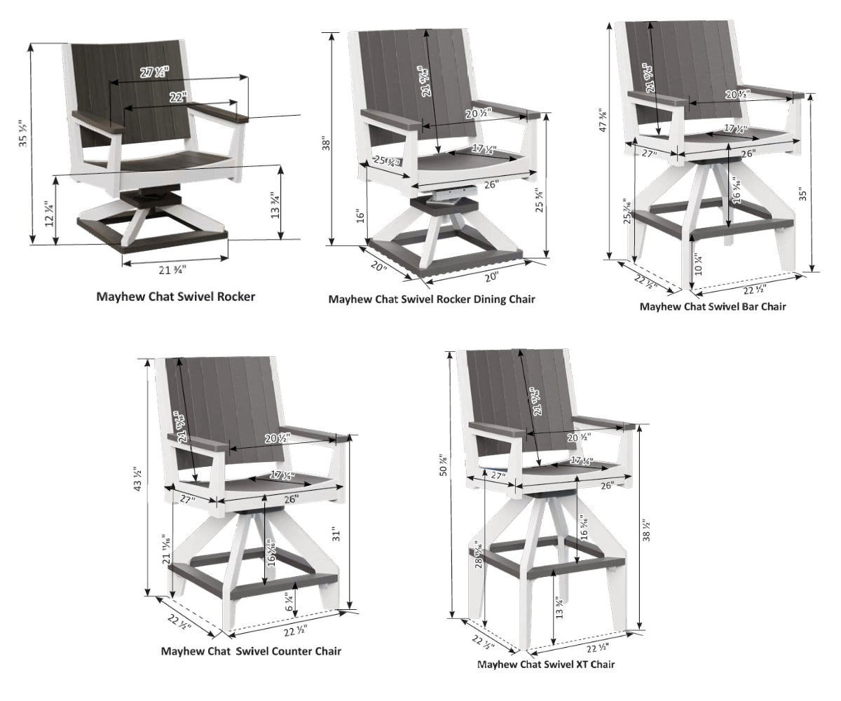 Mayhew Chat Swivel Chair