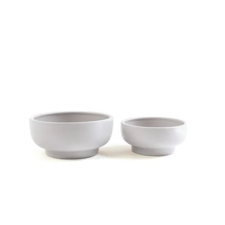 7" Pedestal Home and Garden Bowls