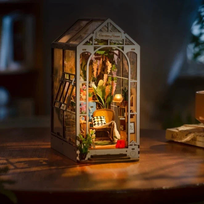 DIY Miniature House Book Nook Kit