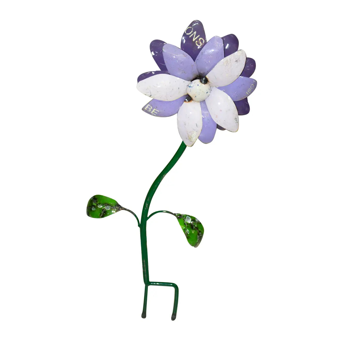 Flores de metal para jardín