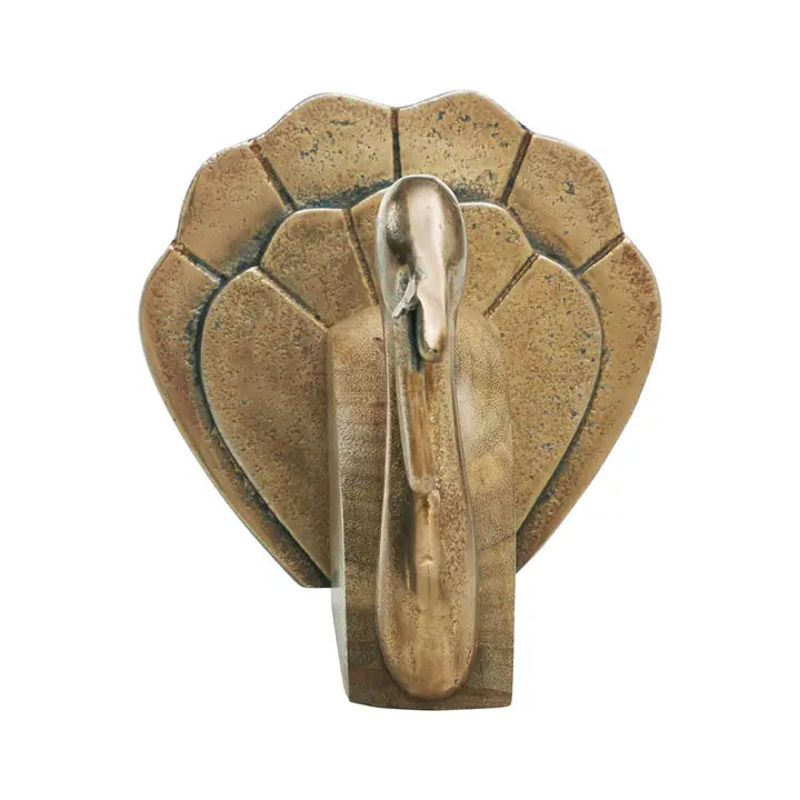 Wooden Turkey w/ Burnished Gold Rustic | 8.5"