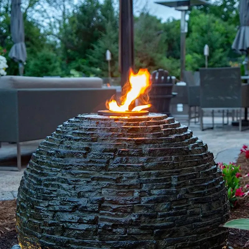 Stacked Slate Spheres