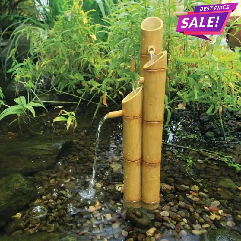 Pouring 3-Tier Bamboo Fountain