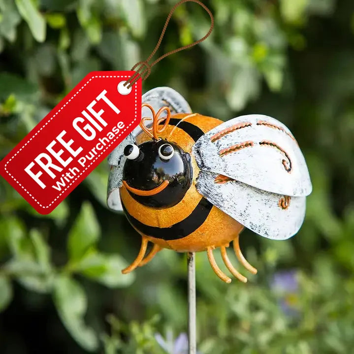 Metal Ball Creature Garden Stake / Pot Stake