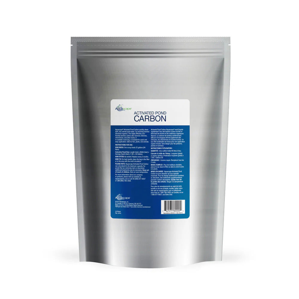 Activated Pond Carbon - 2.2 lbs / 1 kg