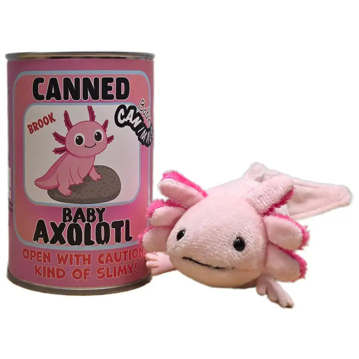 Peluche de animal enlatado con chistes