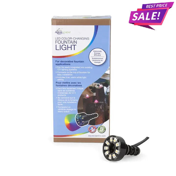 Color-Changing Fountain Light
