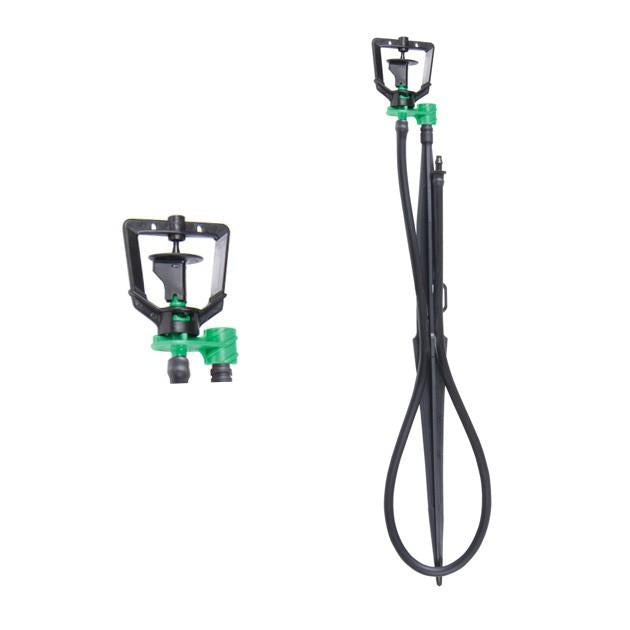Micro Sprinkler on Spike with 90°, 180°, 360° & Strip-Spray-Pattern Spreader