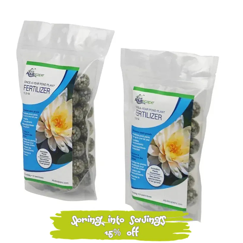 Once-A-Year Pond Plant Fertilizer | Granules and Capsules