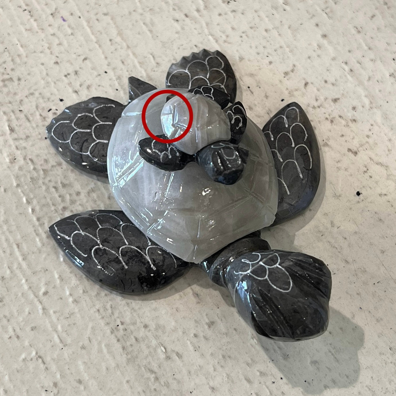 4" Mama Turtle & Baby | Defective