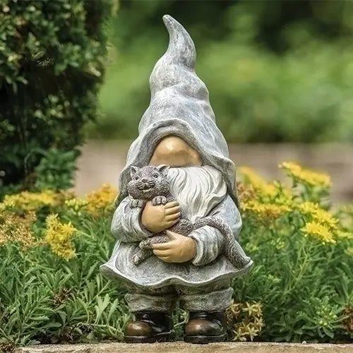 Kitten Gnome Statue