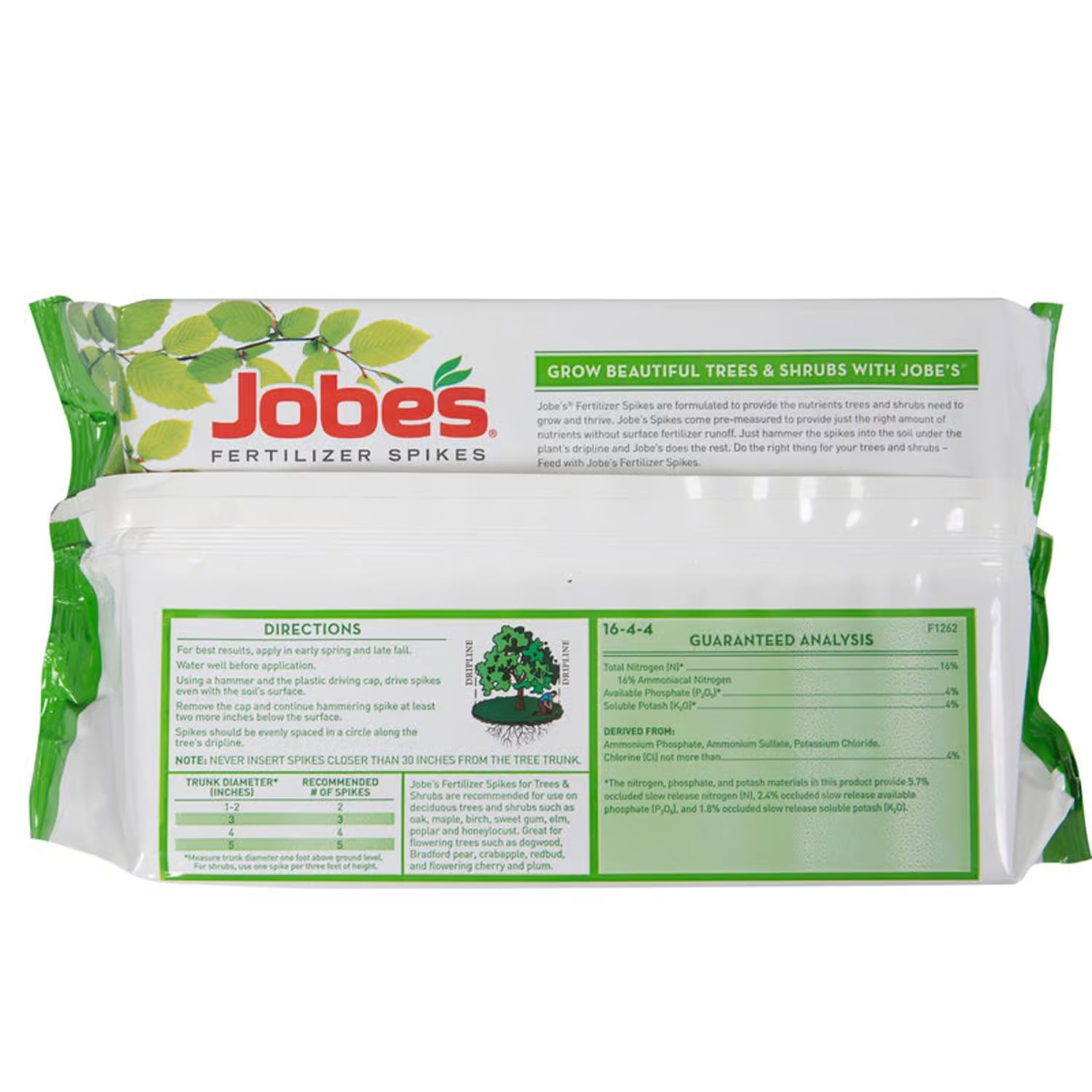 JOBES Tree Fertilizer Stake (1 Spike) 15-3-3 N-P-K Ratio