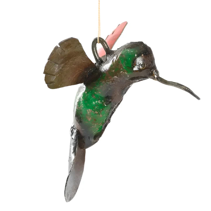 Recycled Metal Hummingbird
