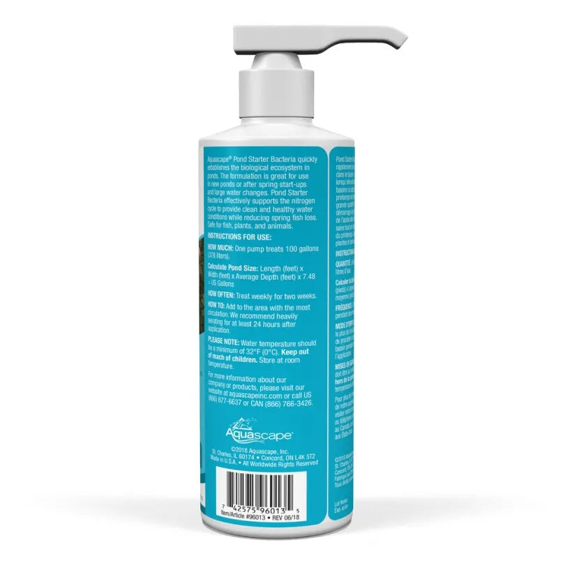 Bacterias iniciadoras de estanque 8oz