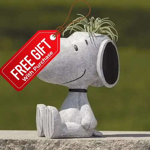 8"H Snoopy Planter Peanuts