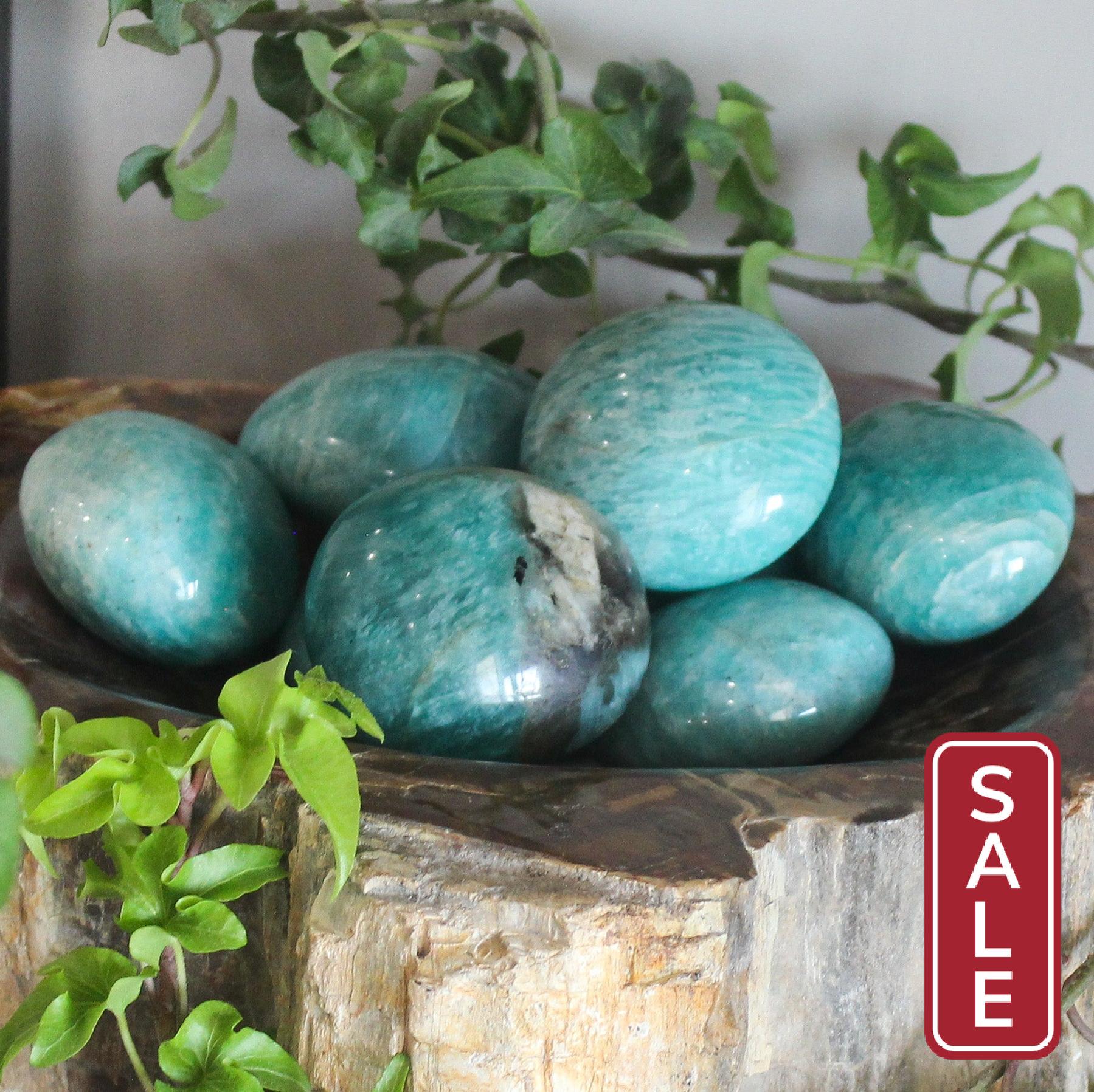 Amazonite Palm Stone
