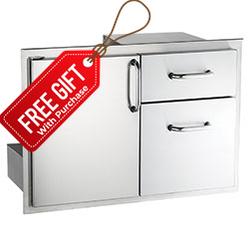 Premium Door w/Double Drawer