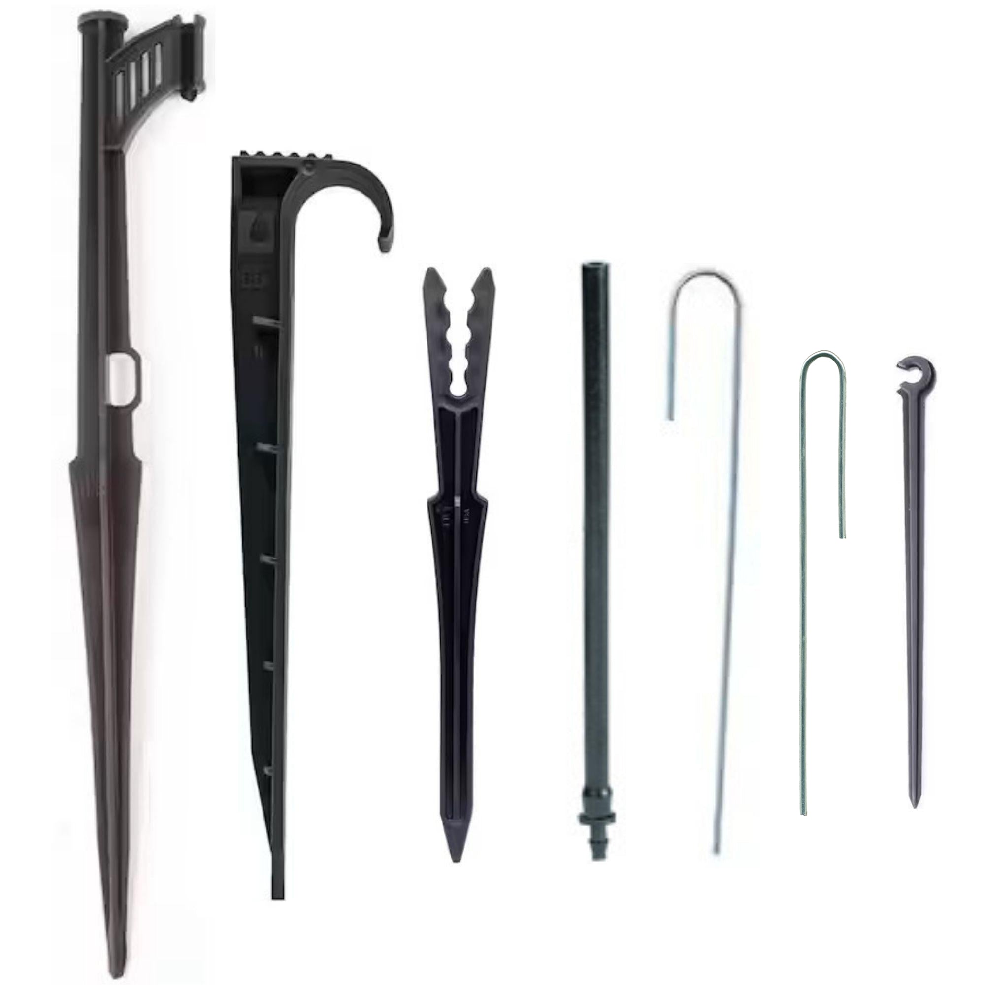 Tubing Stakes, Risers & Spikes