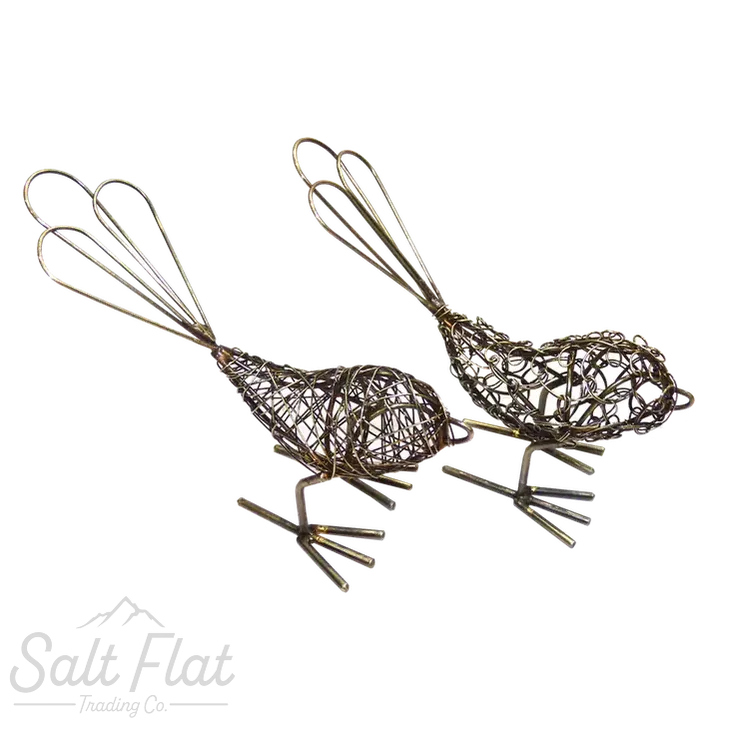 Mini Wrapped Wire Birds