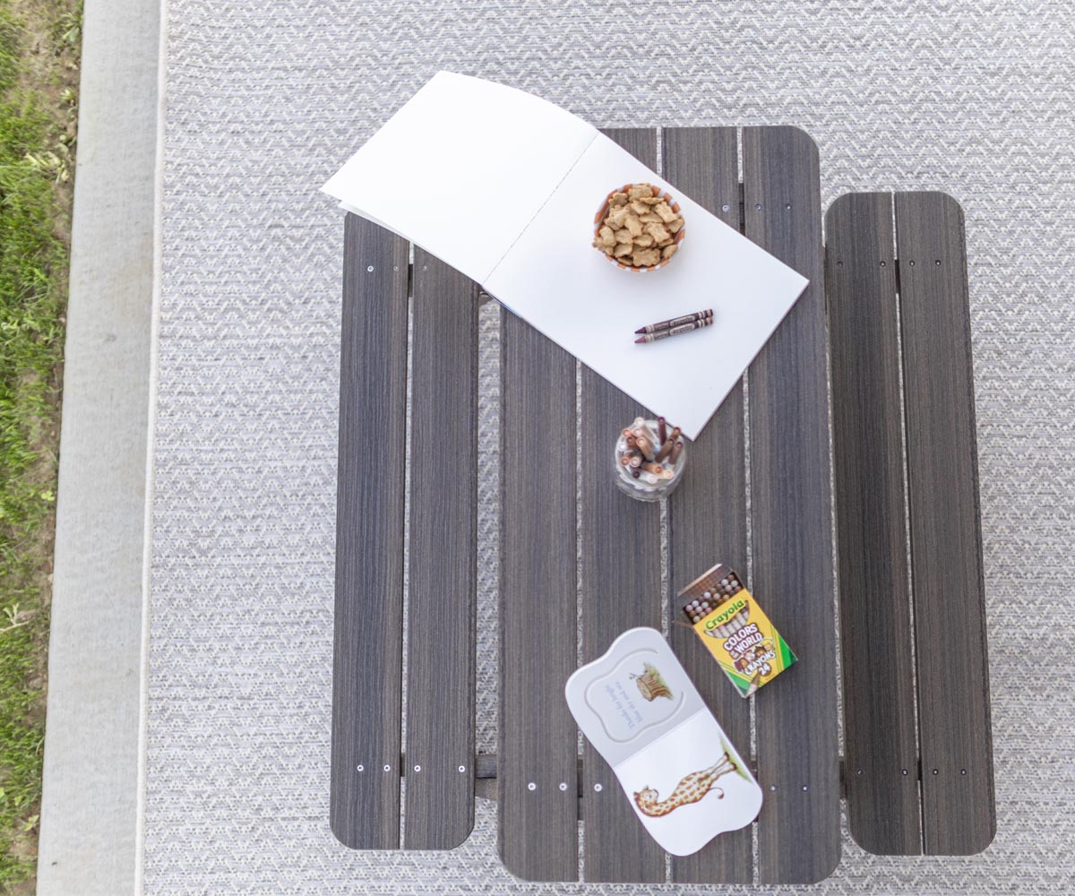 Kids Rectangular Picnic Table