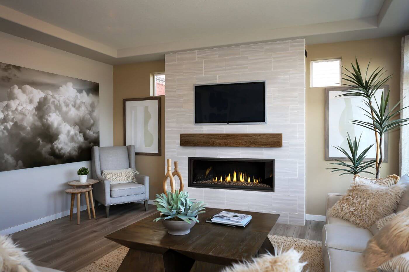 Ascent Linear Premium 56, Direct Vent Gas Fireplace