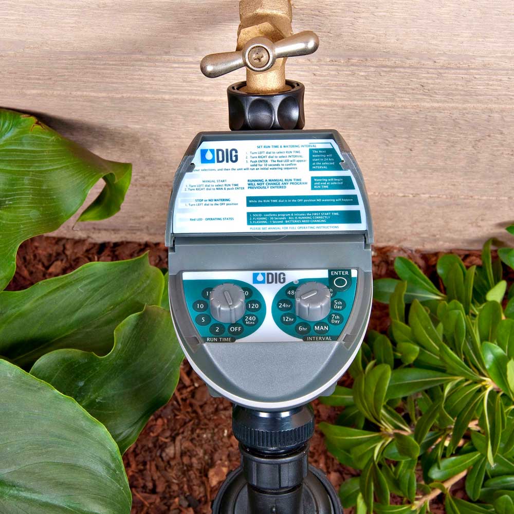 Two-Dial Battery Hose End Timer