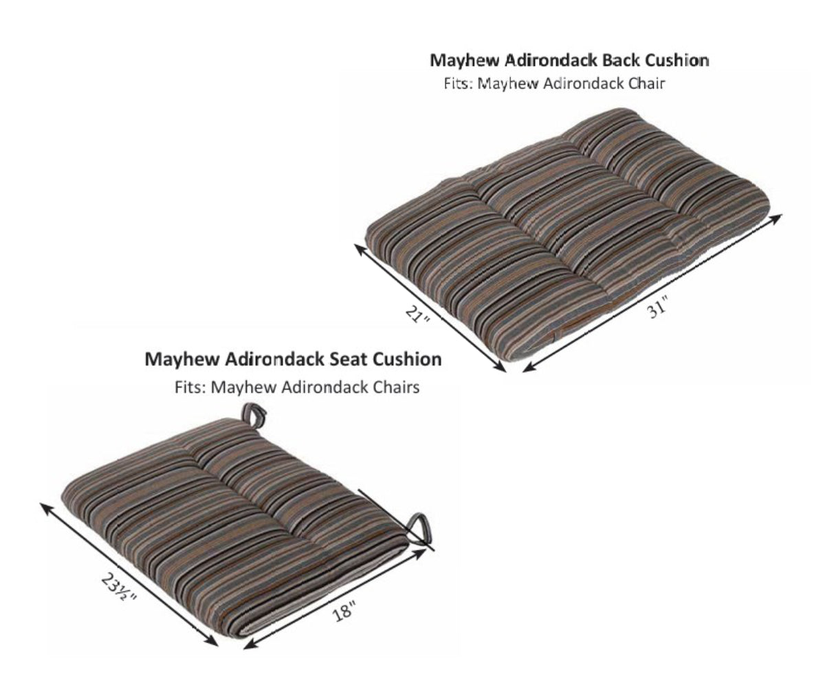 Mayhew Adirondack Chair Cushions