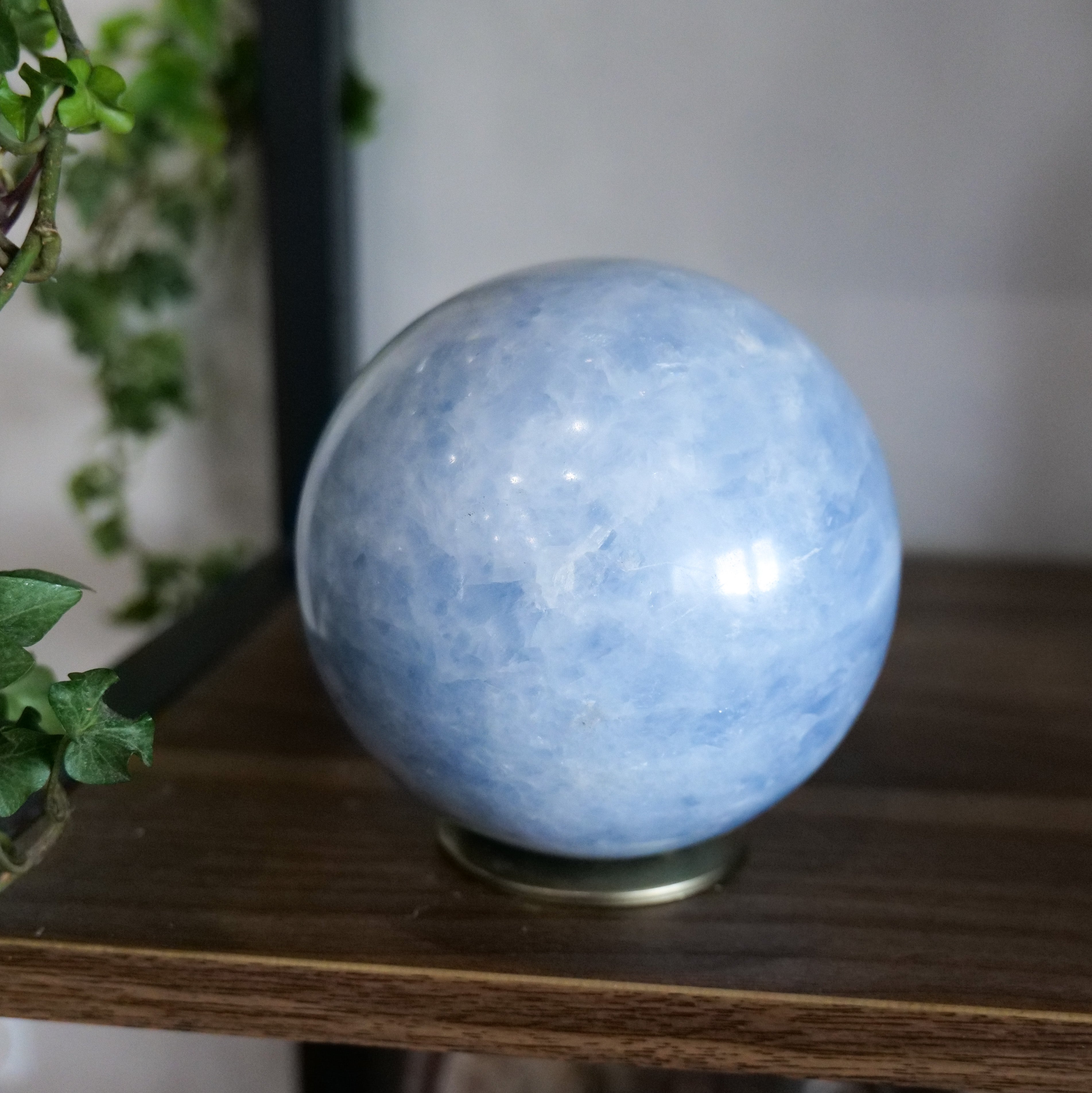 Blue Calcite Sphere