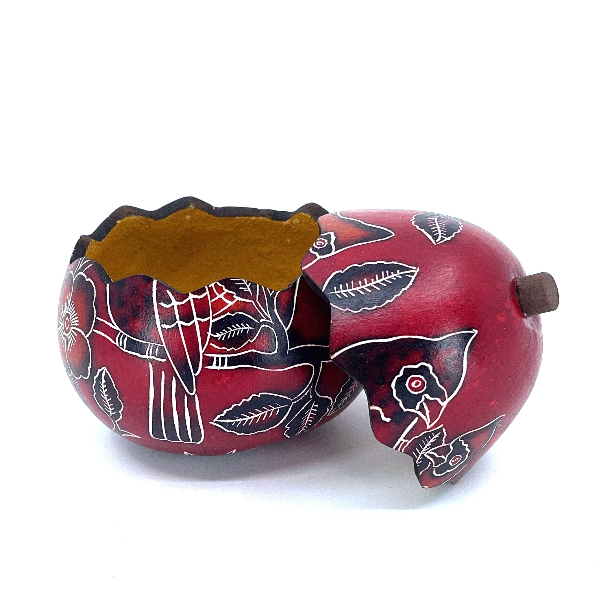 Cardinals Petite Gourd Box